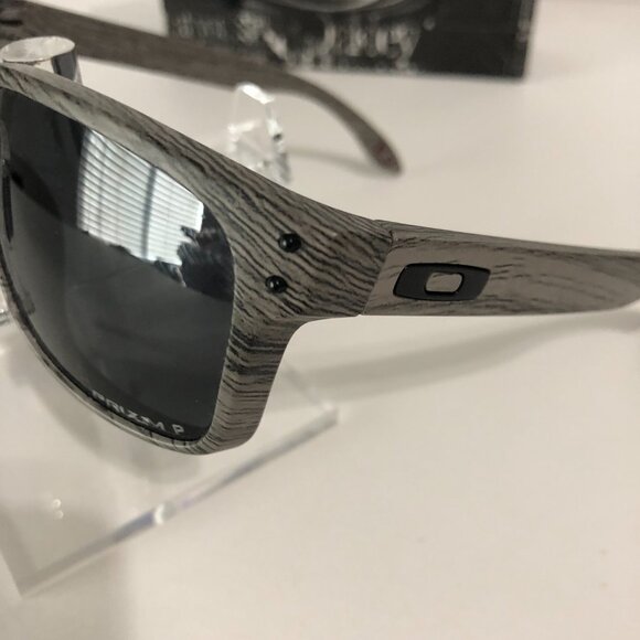 Woodgrain Prizm Polarized OAKLEY HOLBROOK Black Lenses 9102 - Picture 2 of 8